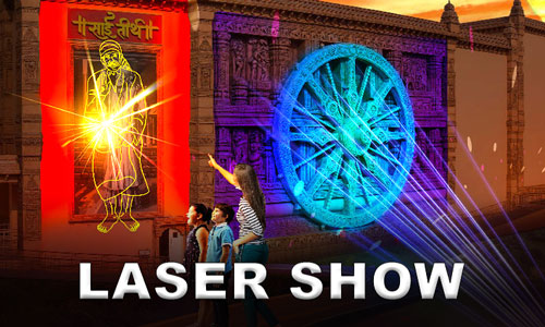 Laser Show at Saiteerth - expereince the spirituality of Sai baba