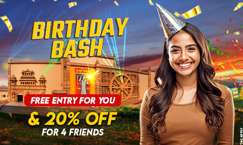 Get free entry to birthday girl/boy and 20% discount on your 4 friends