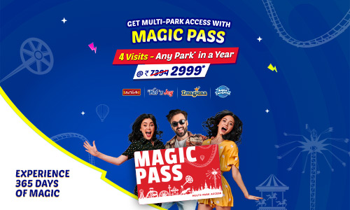 Magic Pass Offer - 4 visit Any park in a year with discounted rate