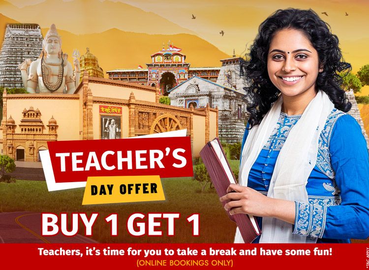 teacher day offer at Saiteerth theme park